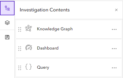 Investigation Contents pane