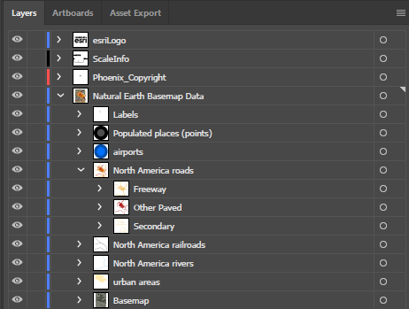 Syncing map to Adobe Illustrator