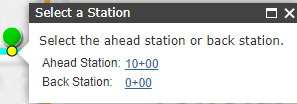 Select the starting station on the route